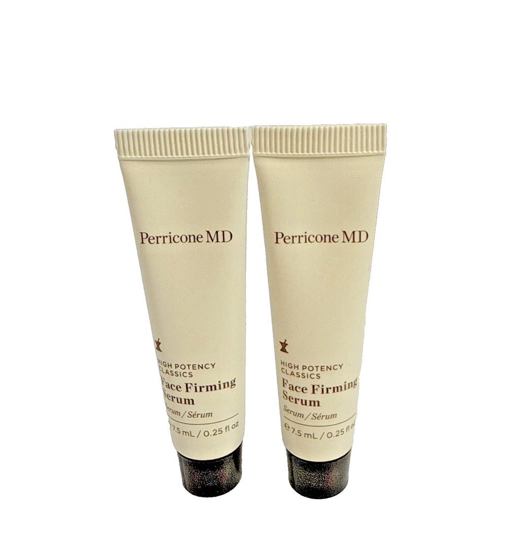 2x Perricone MD High Potency Face Firming Serum MINI 0.25 oz Anti-Aging SEALED